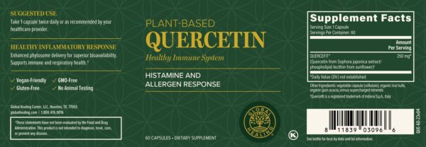Quercetin-Global-Healing-Label