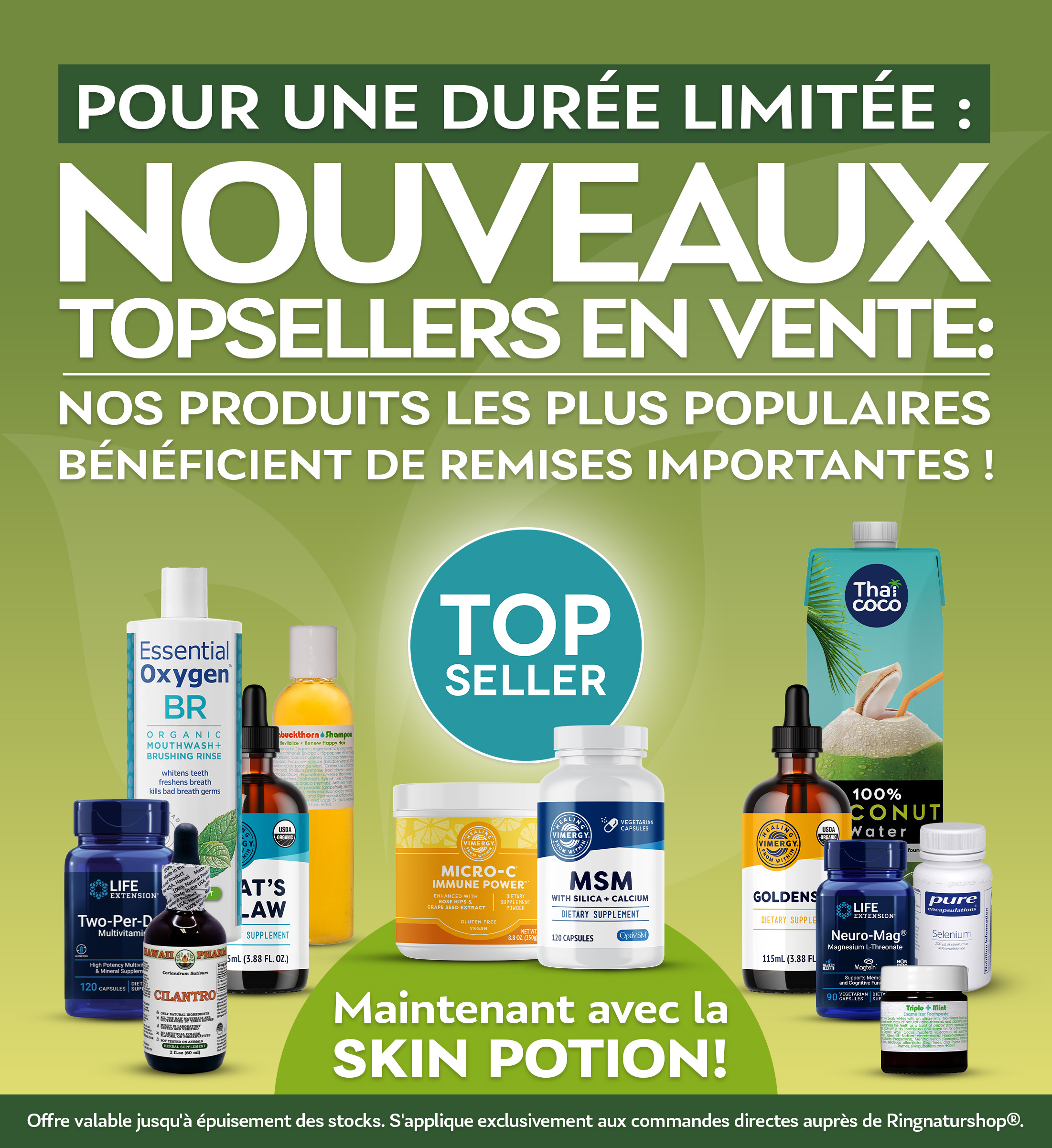Topseller Aktion 2026 + Skin Potion Slider Mobile FR NEU